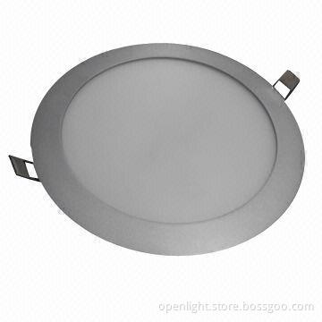 Newest Design LED Round Panel Light with AC 85-265V, 1,200lm High Lumen, 12W, 80% CRI